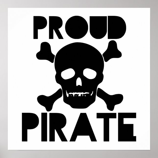 Proud Pirate Poster (Front)
