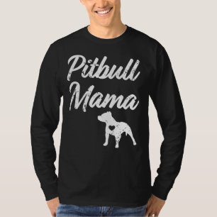 Proud Pitbull Mama Womens Pit Bull Dog T-Shirt