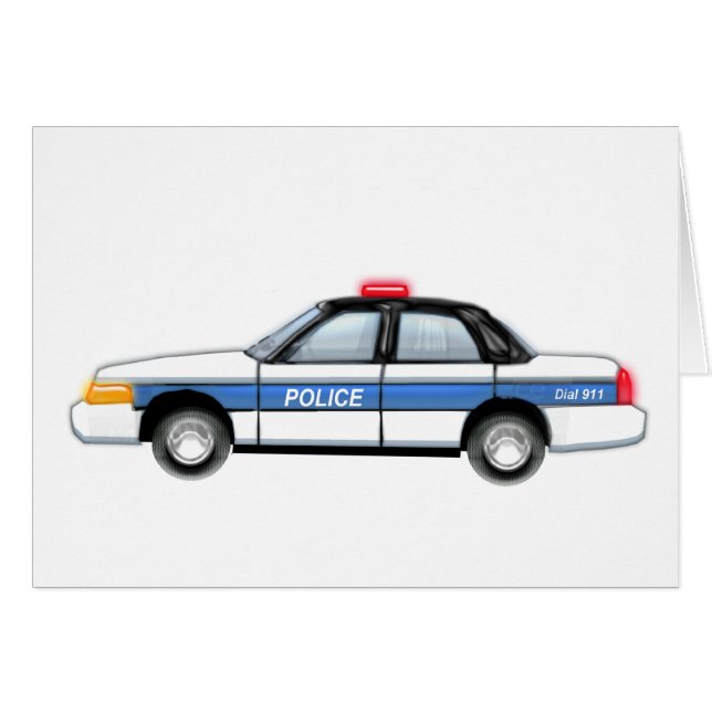 Proud Police Car (Front Horizontal)
