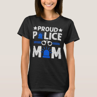 Proud Police Mum T-Shirt