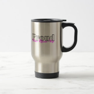 Proud Police Officer's Wife Travel Mug