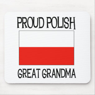 Proud Polish Great Grandma Mouse Mat