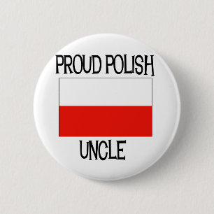 Proud Polish Uncle 6 Cm Round Badge