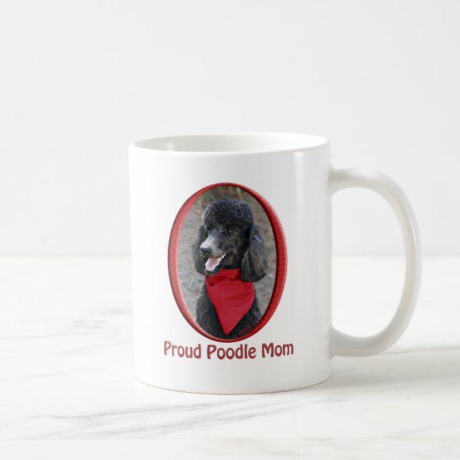 Proud Poodle Mum Coffee Mug (Right)