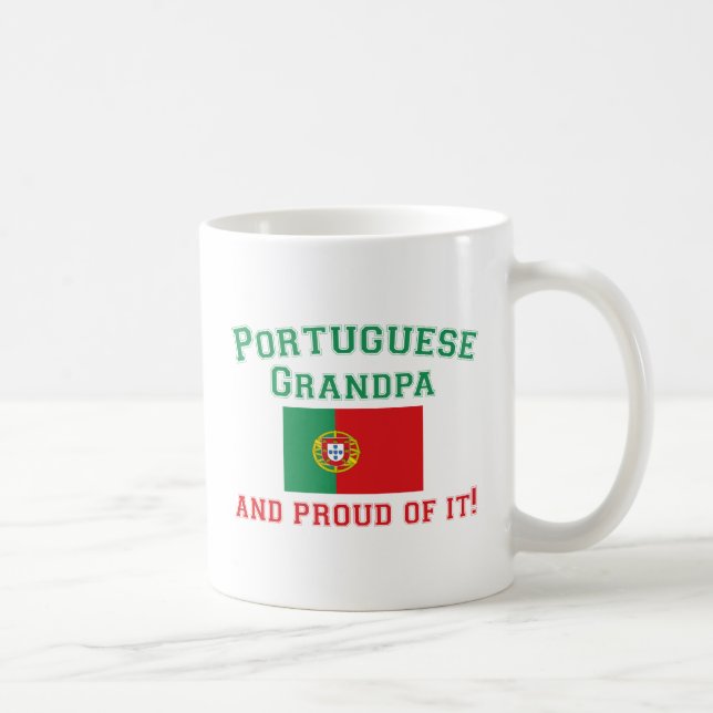 Proud Portuguese Grandpa Coffee Mug (Right)
