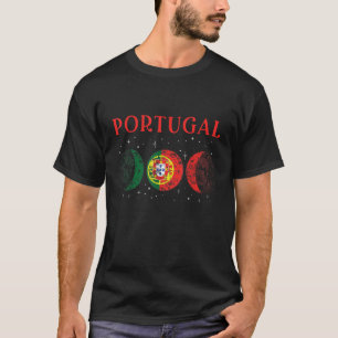 Proud Portuguese Retro Portugal Flag 4 T-Shirt