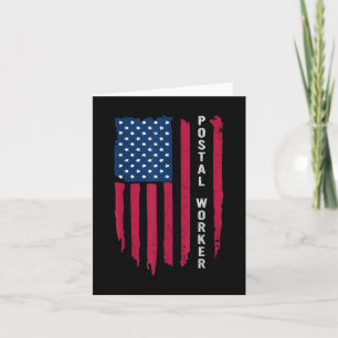 Proud Postal Worker Postmaster Us Post Service Mem Card
