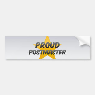 Proud Postmaster Bumper Sticker