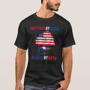 Proud Puerto Rican American Flag Puerto Rico Usa 1 T-Shirt