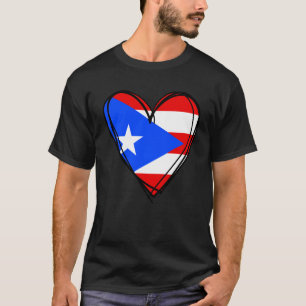 Proud Puerto Rican Boy Girl Aunt Dad Puerto Rico F T-Shirt
