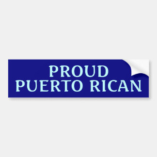 proud puerto rican bumper sticker