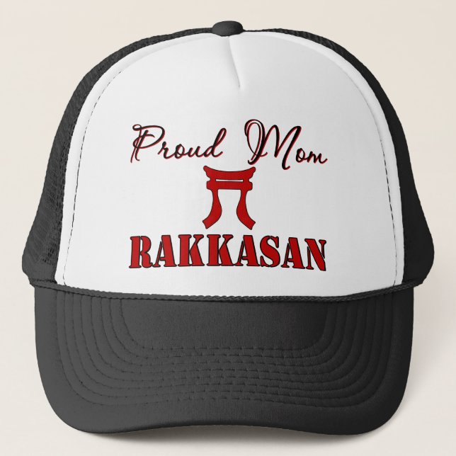 Proud RAKKASAN Mum Trucker Hat (Front)
