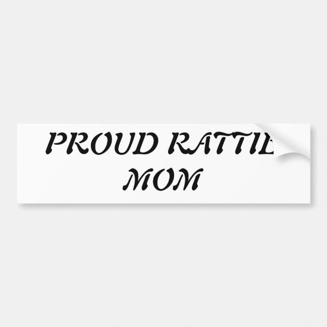 proud rattie mum bumper sticker (Front)