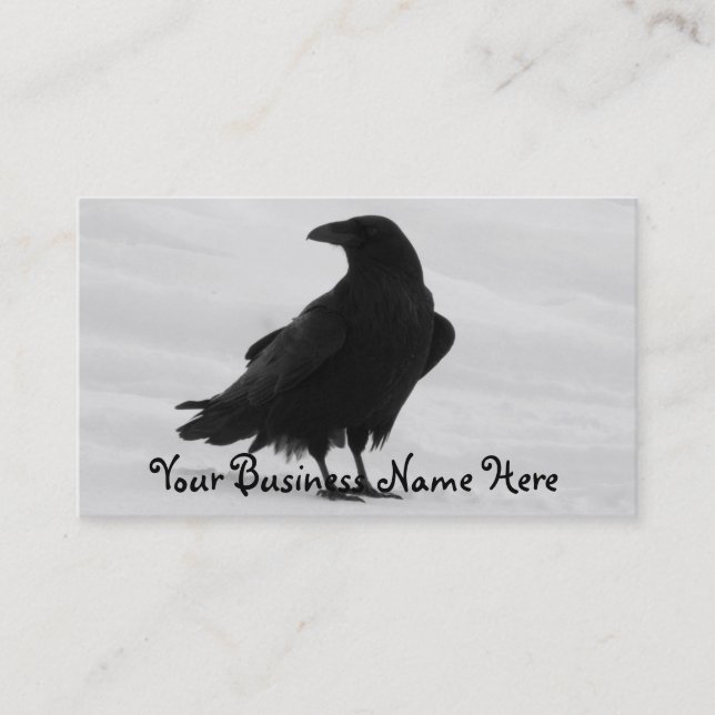 Proud Raven Business Card (Front)