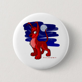 Proud red Gelert by moonlight 6 Cm Round Badge