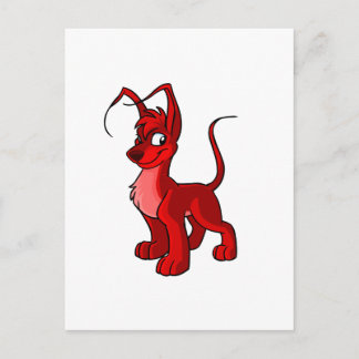 Proud red Gelert Postcard