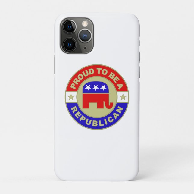 Proud Republican Case-Mate iPhone Case (Back)