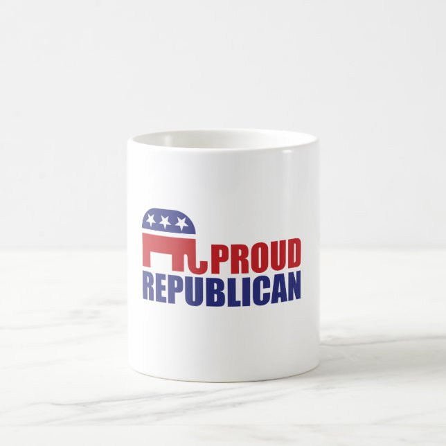 Proud Republican Elephant Coffee Mug (Center)
