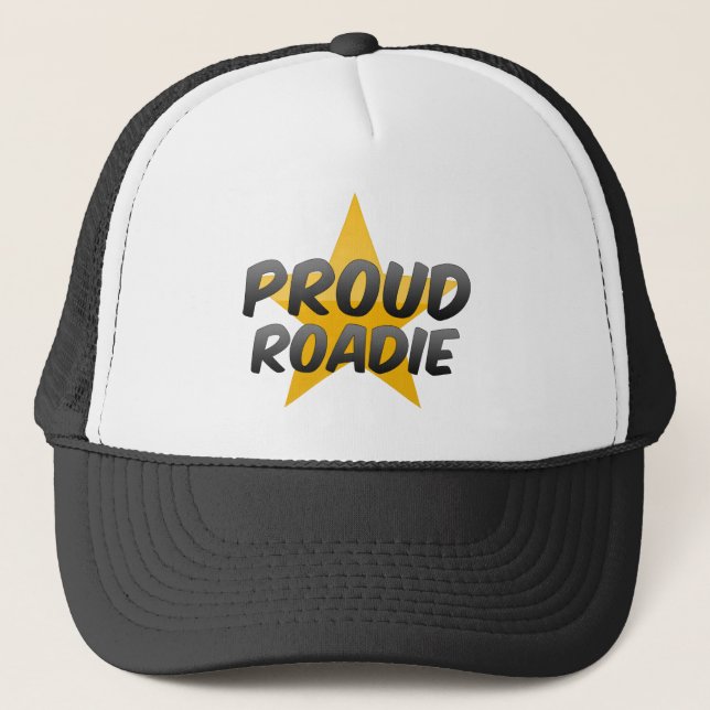 Proud Roadie Trucker Hat (Front)