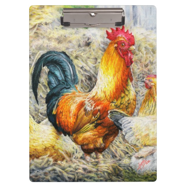Proud Rooster Clipboard (Front)