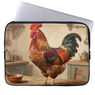 Proud Rooster Farmhouse Kitchen Laptop Sleeve