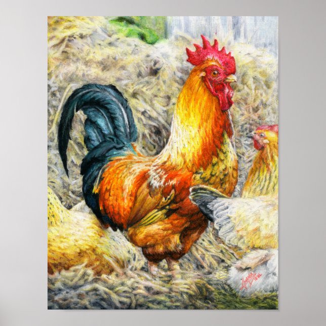 Proud Rooster Poster (Front)