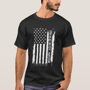 Proud ROTC Sister United States Distressed w US Fl T-Shirt