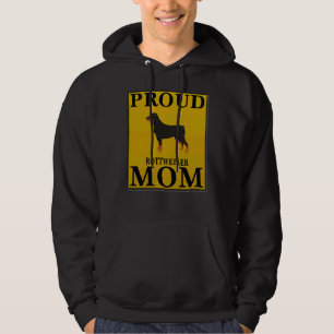 Proud Rottweiler Mum  Rottweiler Hoodie