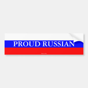 Proud Russian Bumper Sticker