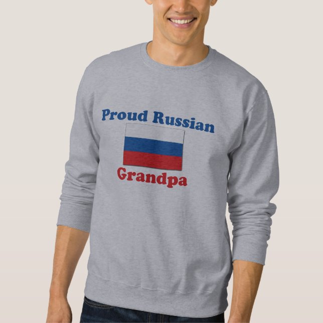 Proud Russian Grandpa Sweatshirt (Front)