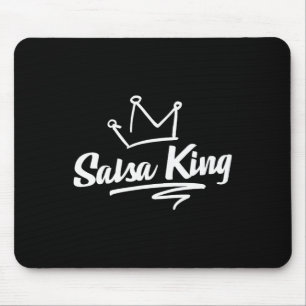 Proud Salsa Dance King Gift For Salsa Lover Men Da Mouse Mat