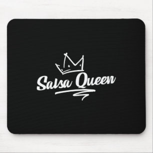 Proud Salsa Dance Queen Gift For Salsa Lover Women Mouse Mat