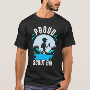 Proud Scout Boy Hiking Outdoor Scouting Scouts T-Shirt
