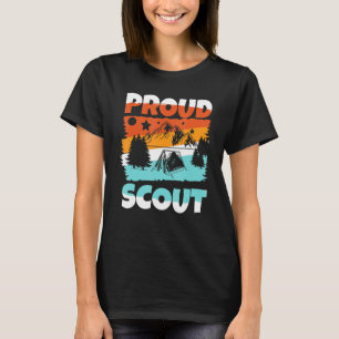Proud Scout Leader Scouting Gear Cub Camping T-Shirt
