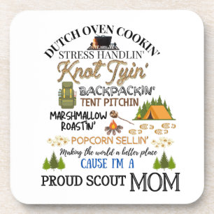 Proud Scout Mum Coasters