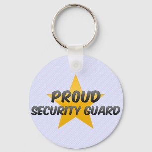 Proud Security Guard Key Ring