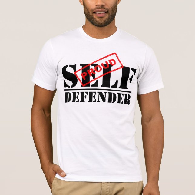 Proud Self Defender T-Shirt (Front)