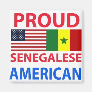 Proud Senegalese American Magnet