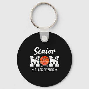 Proud senior basketball mum 2026 graduation key ring