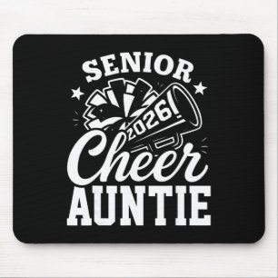 Proud Senior Cheer Auntie 2026 Cheerleader Cl Of 2 Mouse Mat