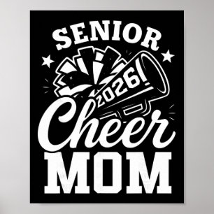 Proud Senior Cheer Mum 2026 Cheerleader Mum Cl Of Poster
