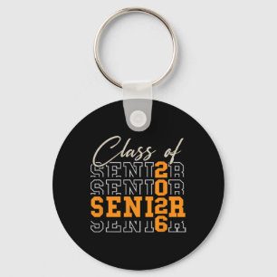 Proud Senior Cl Of 2026 Graduation Key Ring