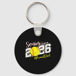 Proud Senior Dad Cl Of 2026 Softll Graduation Key Ring