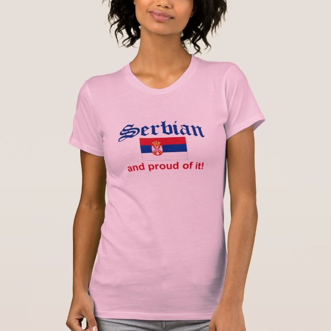 Proud Serbian T-Shirt (Front)
