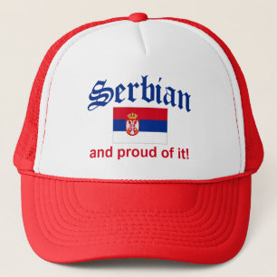 Proud Serbian Trucker Hat
