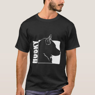 Proud Siberian Husky Profile Dog Mum Funny Sled Do T-Shirt