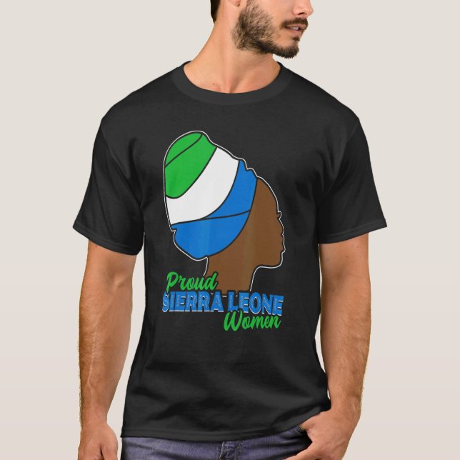 Proud Sierra Leone Women Sierra Leonean 1 T-Shirt (Front)