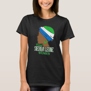 Proud Sierra Leone Women Sierra Leonean   T-Shirt