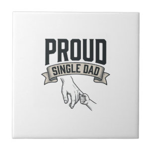 Proud Single Dad Vintage Engraving Shirt Design_1 Tile