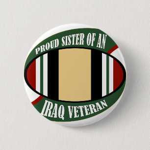 Proud Sister 6 Cm Round Badge